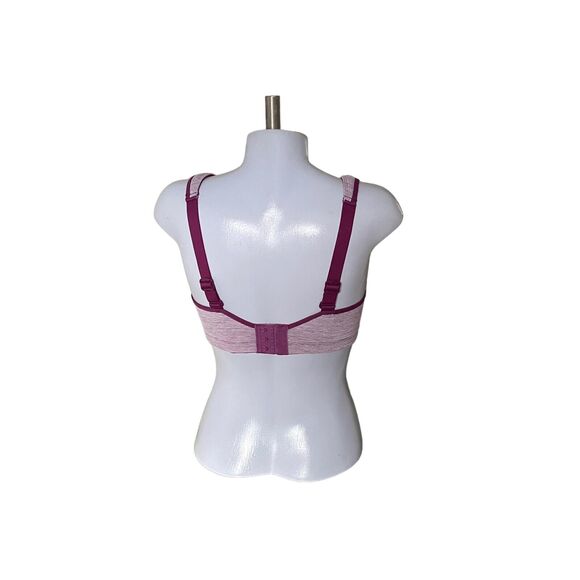 Lululemon TaTa Tamer Bra 32 AB Wine stripe - Picture 5 of 10